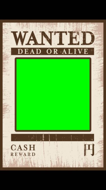 WANTEDフレーム
