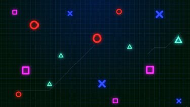 ネオンゲーム背景