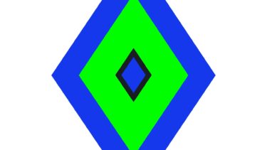 ひし形ライントランジション