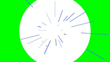 広がる円とライントランジション