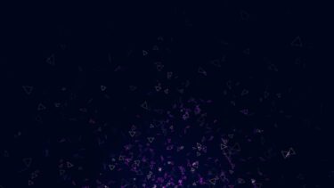 飛び出す三角背景