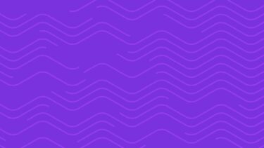 波ライン背景（紫、ピンク、オレンジ）