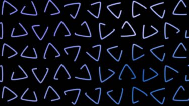 回転する切れた三角形背景